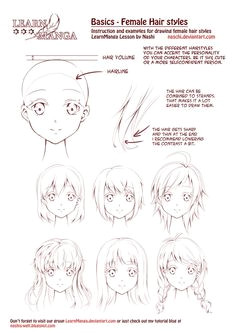 Drawing Reference Hair Reference Manga Hairstyles Female Anime Hairstyles How To Draw