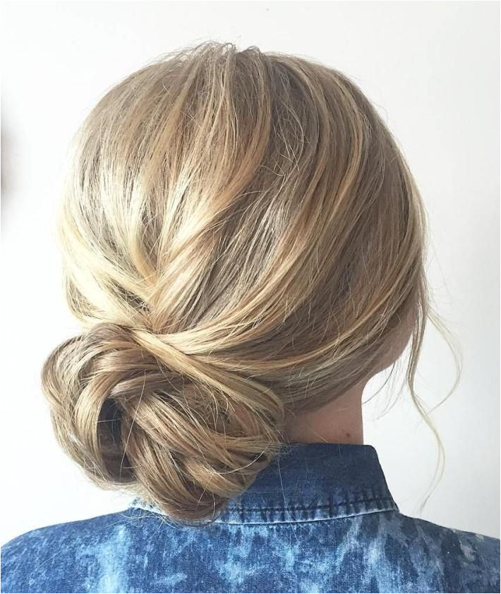 Casual Side Bun Updo