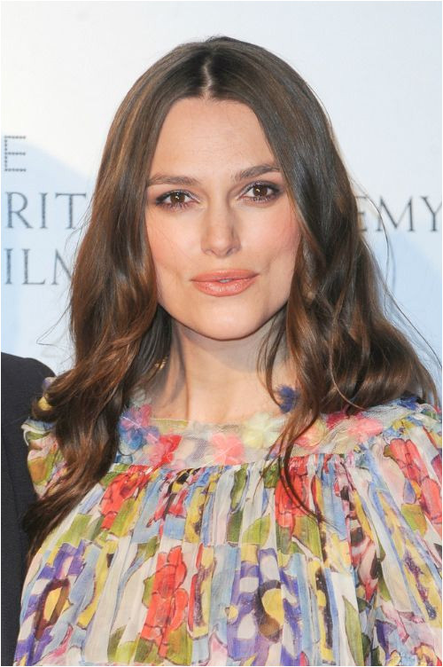 Keira Knightley Long Hairstyle with Waves