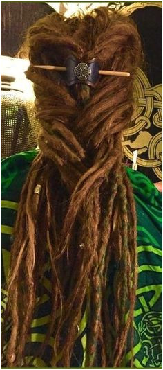 dreadlocks & celtic barrette Coole Haare Dread Braids Keltisches Haar Dreadlockstile Dreads