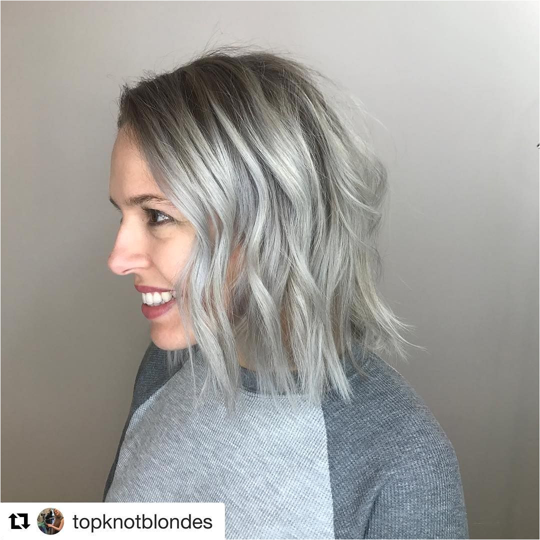 Fall Hair Color And Cut Trends Keune Medium Length Cut Inspiration Silver Grey Hair Colors