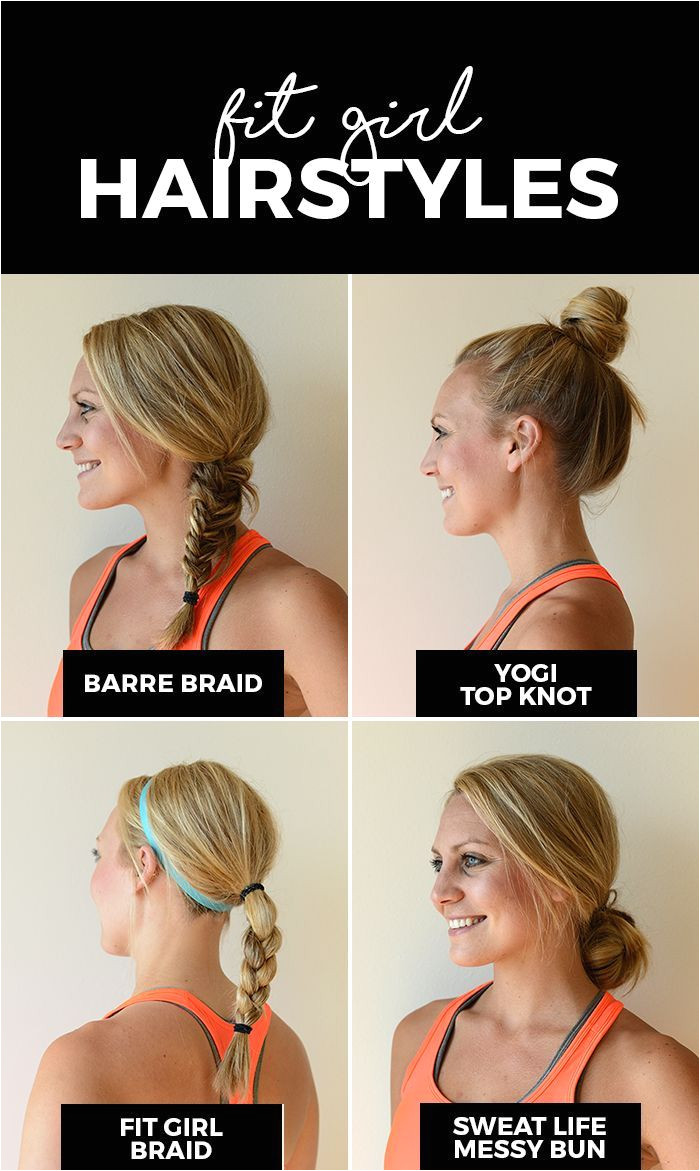 Hairstyle Hairstyles you could wear while staying fit at the gym