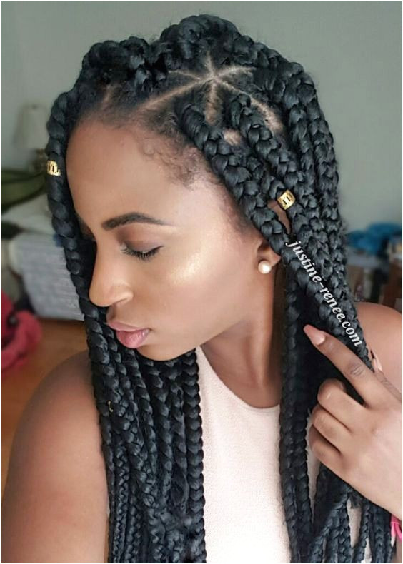 Jumbo Box Braids Styles Sie ausprobieren können Meine Haare Pinterest