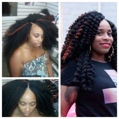 Crochet braids with Marley hair African Braids Hairstyles Protective Hairstyles Braided Hairstyles Crochet