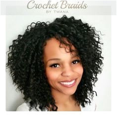 Crochet Braids with Freetress Aruba Curl 2 5 packs cut in half prior to installation