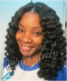 Crochet braids with knot less part DrkNlvely