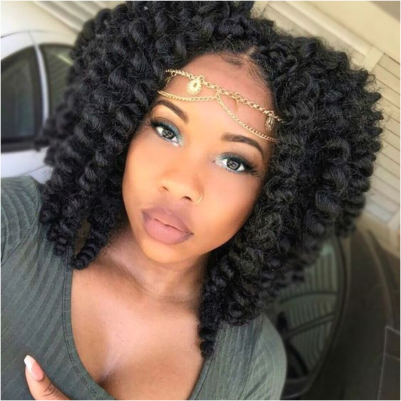 Crochet braids w Center Part