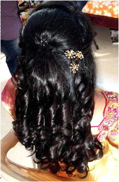 Indian bride s bridal reception hairstyle by Swank Studio Find us at s