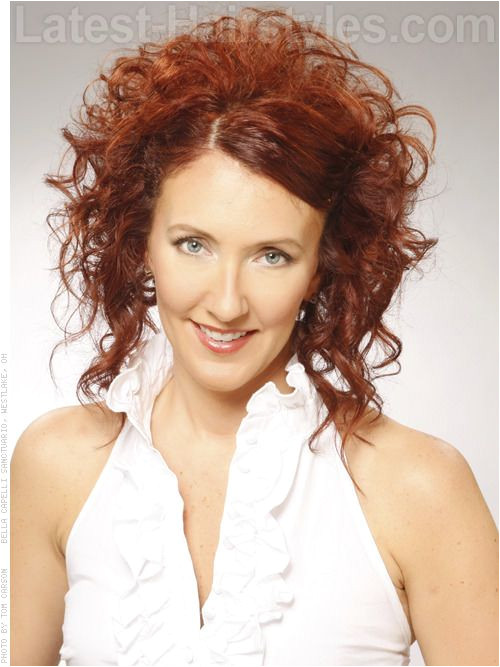 Curl Up So High Red Curly Style Diane Hayes