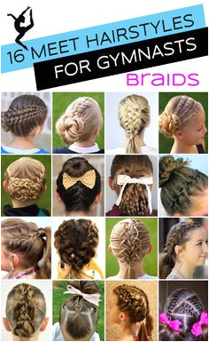 16 Gymnastics Hairstyles braids edition for petition Day from some of the best hairstyle