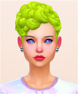 Maxis Match CC for The Sims 4 • holosprite Curly on Top in Pooklet s Unnaturals