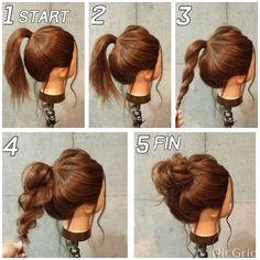 Never even thought of this so simple and cute messy Hairstyles For Women Tag a friend who Love this