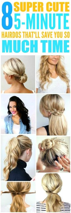 8 Beyond Easy 5 Minute Hairstyles for Those Crazy Busy Mornings