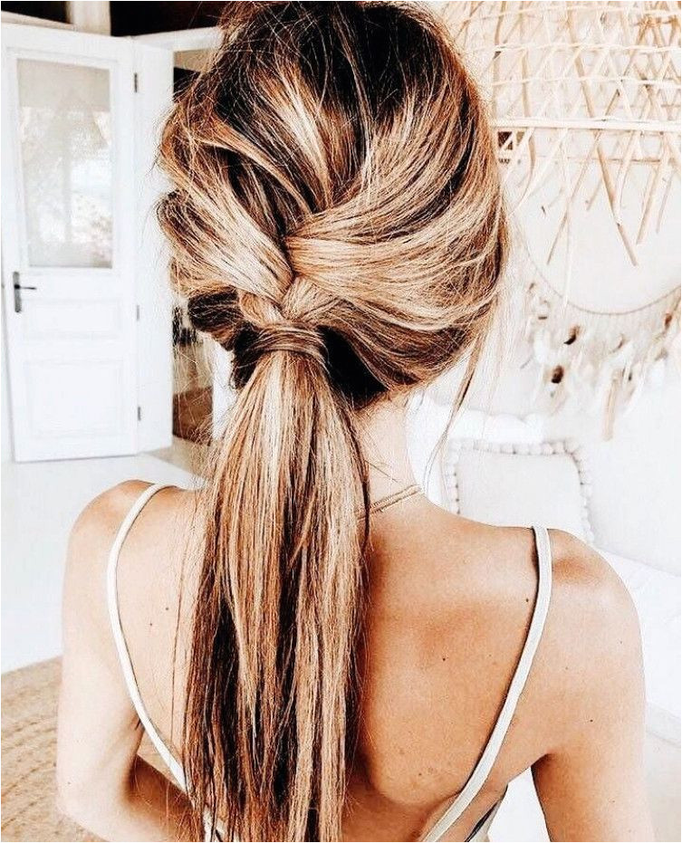 Cute twisted ponytail easy hairstyle Hair ideas and hairstyles that are simple and cute