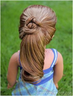 American Girl Doll Hairstyle Fancy Ponytail