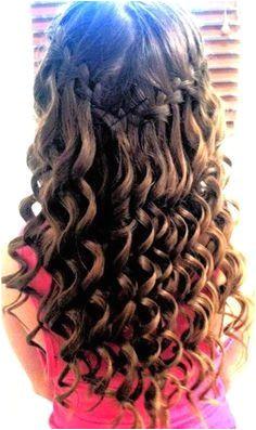Formal curls Curly Hair Styles Kids Hair Styles Cute Hairstyles With Curls Stylish