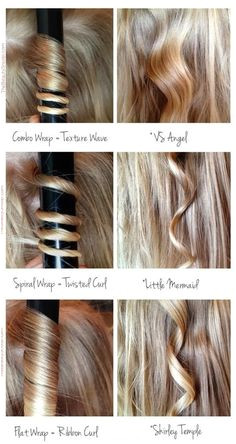 Curling iron tips for different types of curls Haley Peterson How To Curl Short Hair