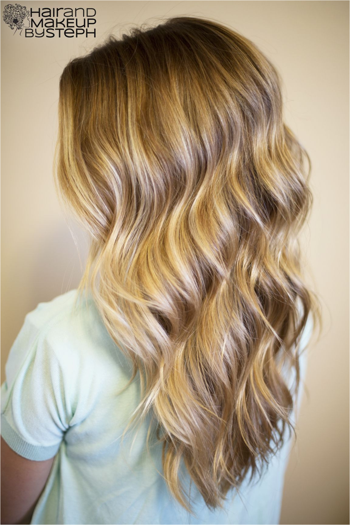Curls created with the José Eber Trio clipless curling iron blog hairandmakeupbysteph