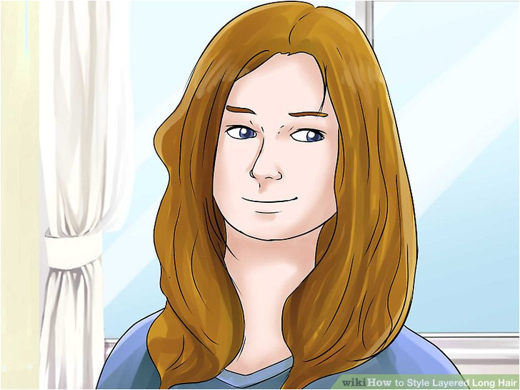Image titled Style Layered Long Hair Step 1