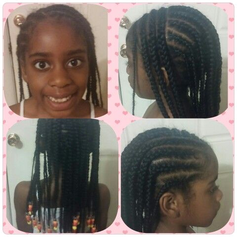 Girl hairstyles · Braids and beads Pretty girls rock