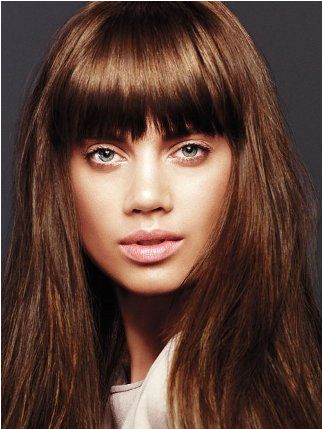 Cute Ways to Cut Your Bangs Wispy Layered Bangs With Long Hair