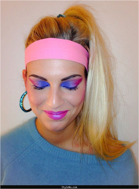 cool 80s makeup