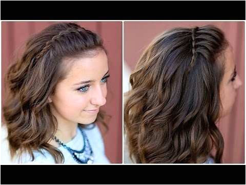 Cute Girls Hairstyles Short New Diy Faux Waterfall Headband Cute Girls Hairstyles Short Fresh athletic