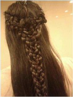 Elvish hairstyle done for me by my friend Elvish Hairstyles Me val Hairstyles