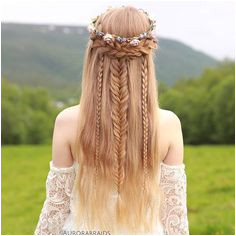 Elven Princess Hairstyle In Love with these Mixed Half