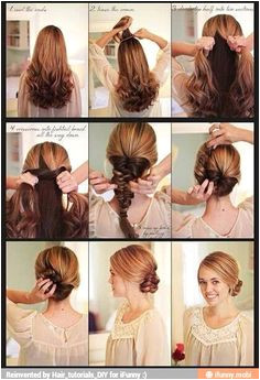 I don t care about descriptions Diy Hairstyles Wedding Hairstyles Hairdos Bridesmaids