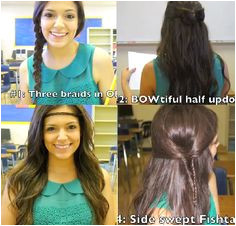 4 Quick Hairstyles for School beauty hair Quick Hairstyles For School Braided Hairstyles