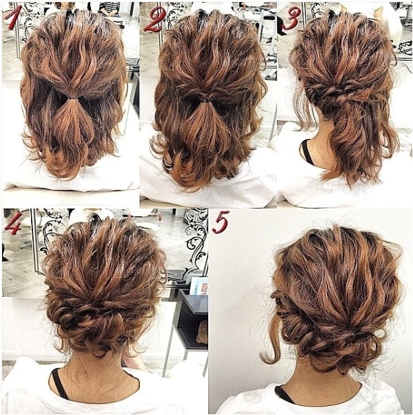 Easy Updos for Short Hair to Do Yourself