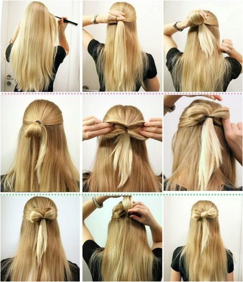 DIY Simple Bow Hairstyle UsefulDIY