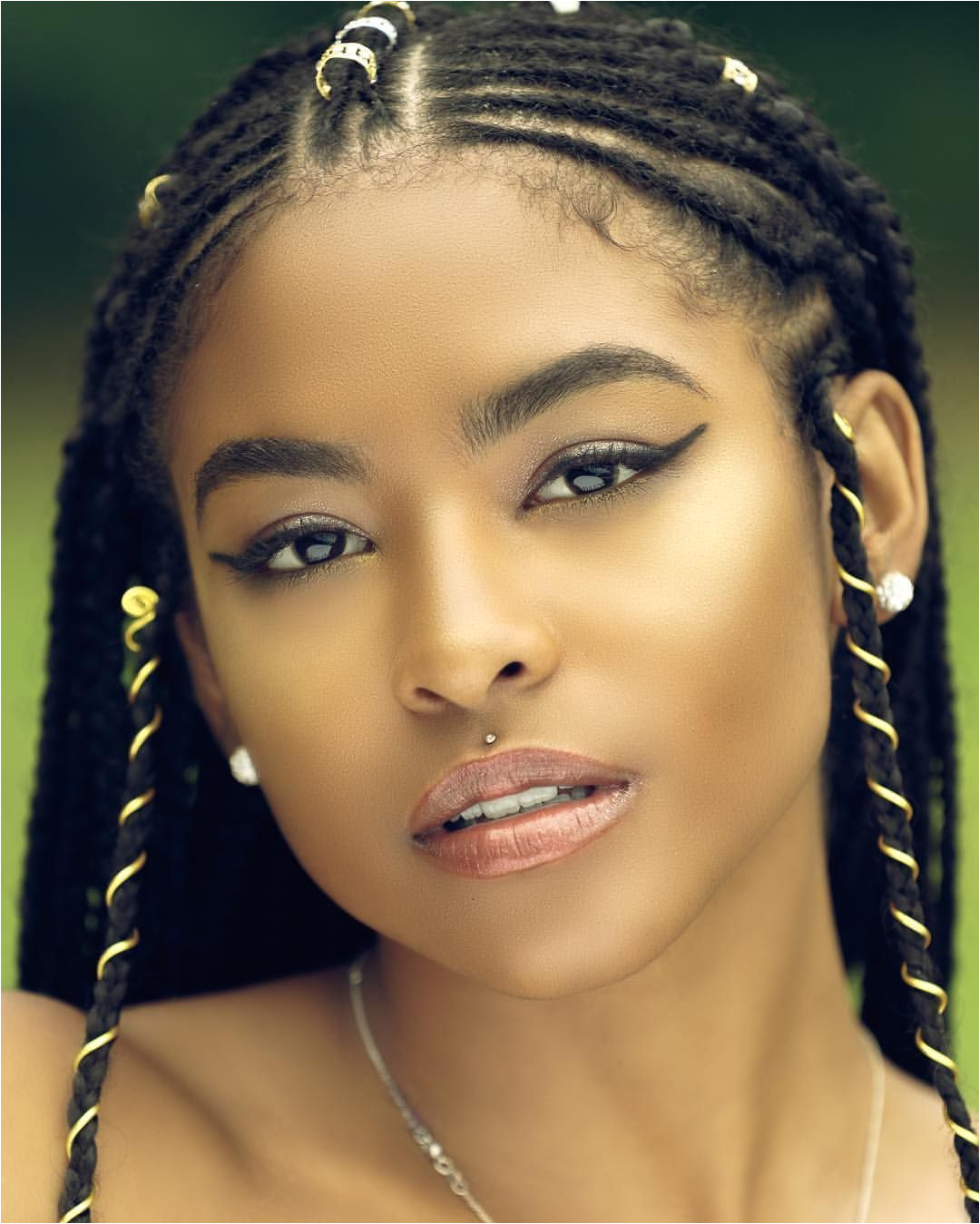 N I N A ninabinaa on Instagram braided hairstyle Braids Tribal hairstyles