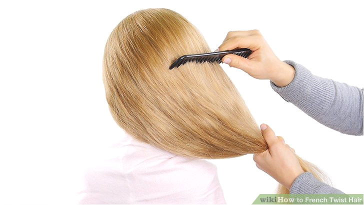 Image titled French Twist Hair Step 1