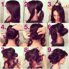 awesome Step By Step Updo Hair Tutorial hair long hair hair ideas how to diy hair hairstyles hair tutorials medium hair easy hairstyles