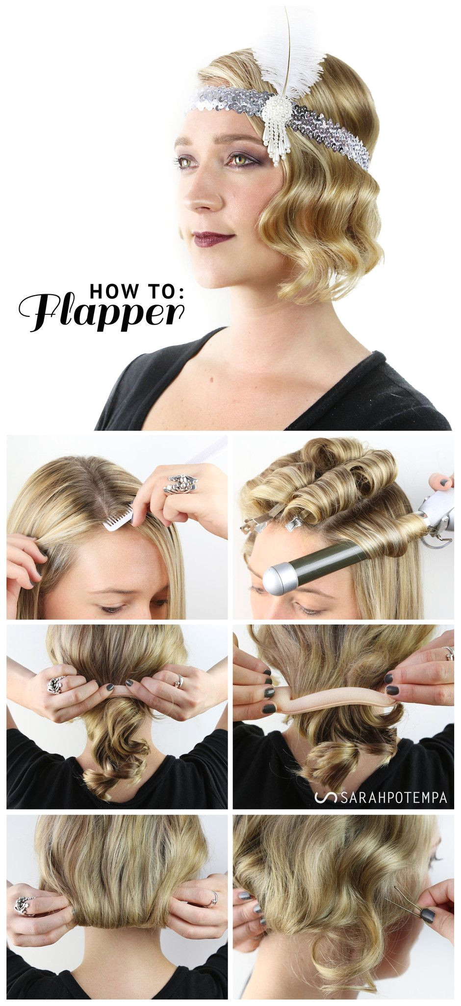 Finger waves using the Sarah Potempa Beachwaver Pro