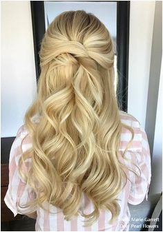 Half up half down wedding hairstyles from Heidi Marie Garrett weddings hairstyles weddinghairstyles