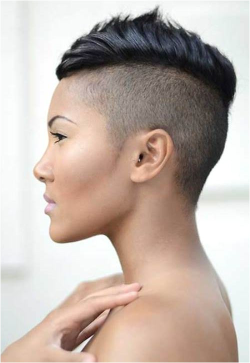 CUTE CHIC AND Y MOHAWK HAIRSTYLES FOR BLACK WOMEN WITH SHORT HAIR