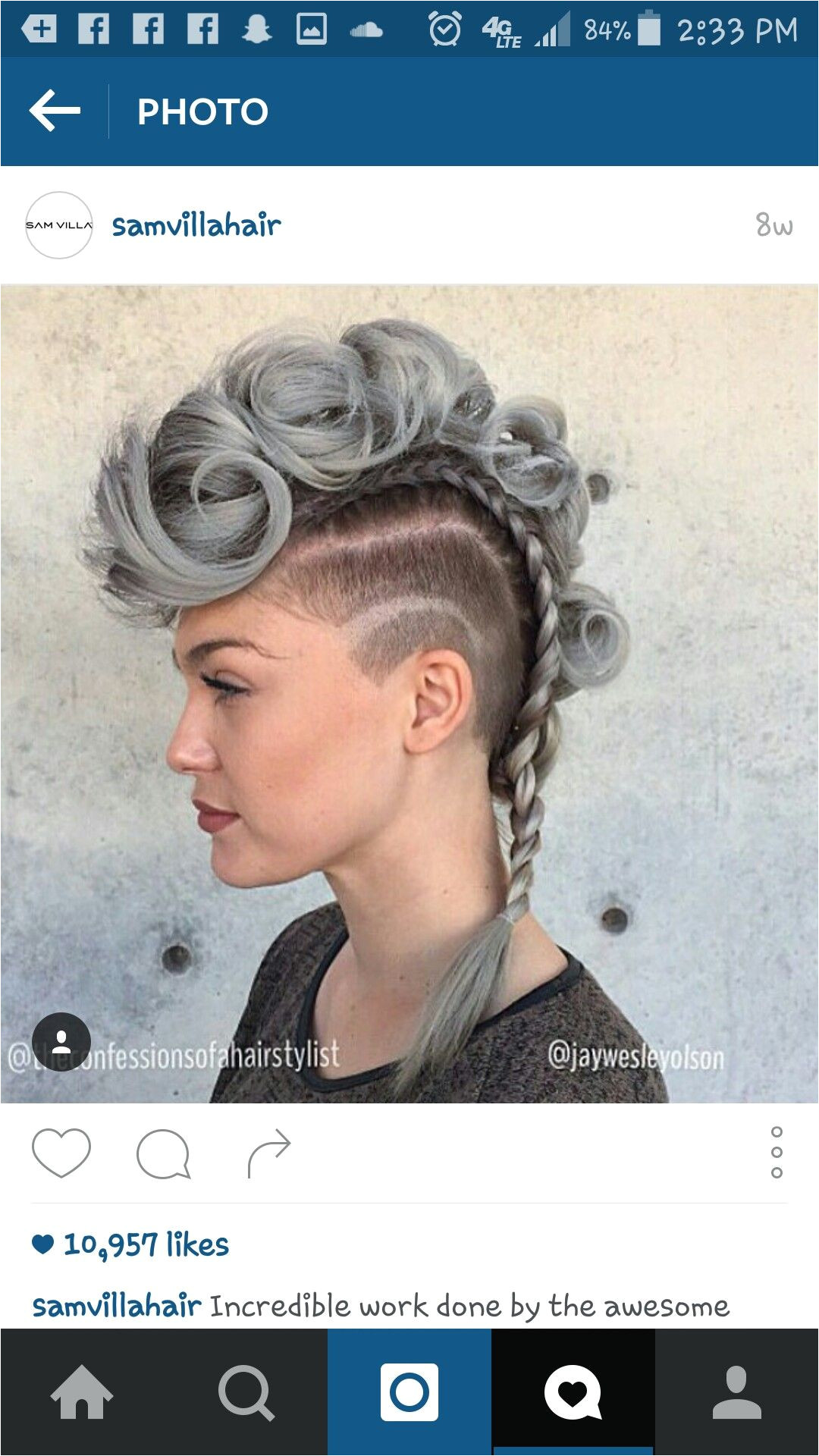 Mohawk Braid Mohawk With Braids Beard Braid Undercut Braid Hair Designs