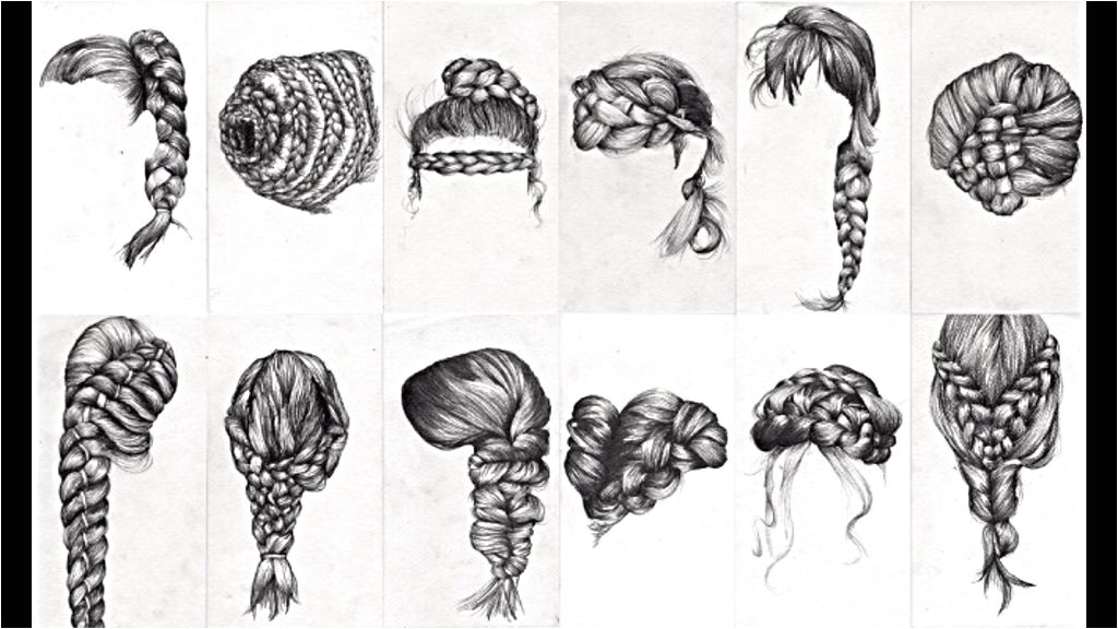 Braids Braids Drawing Hair