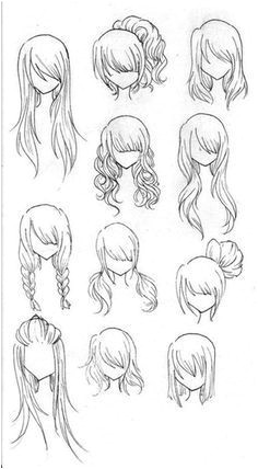 Drawing Hairstyles The link does not go anywhere but the