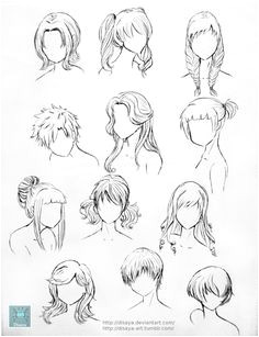 Hairstyles girl female How to Draw Manga Anime More