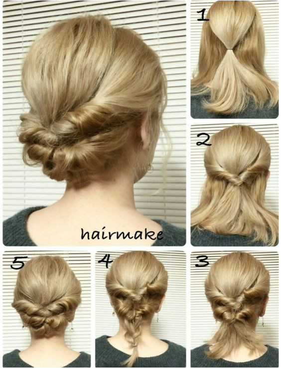 Easy French Twist Wedding Hair Tutorial