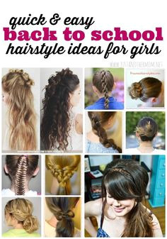 Hard pressed for time Try these quick and easy hairstyles for girls on those hurried