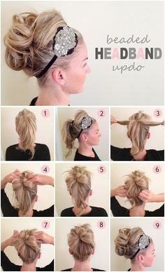 Untitled girl hair styles Easy Hairstyles Hairstyles With Headbands Easy Wedding Guest Hairstyles