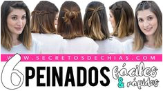 Peinados para cabello corto o largo muy fáciles de hacer