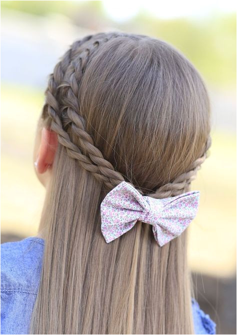 Cute 5 Minute Hairstyles Rope Braid Tieback Hairstyle