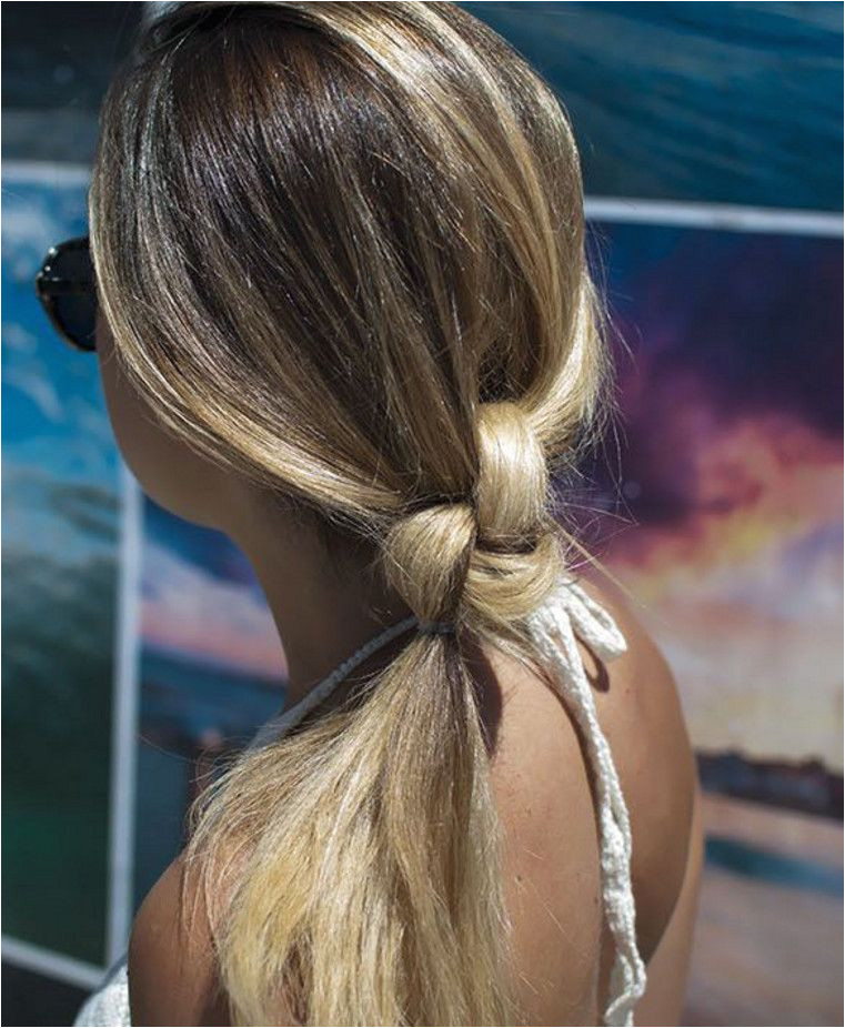 Knotted Ponytail Easy Back to School Hairstyles to Let You Sleep In Later… Lazy