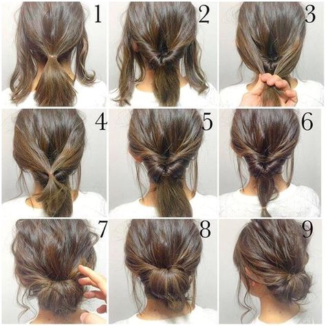 Seems simple and very pretty Seems simple and very pretty Easy Wedding Hairstyles Easy Wedding Updo Hairstyles For Medium